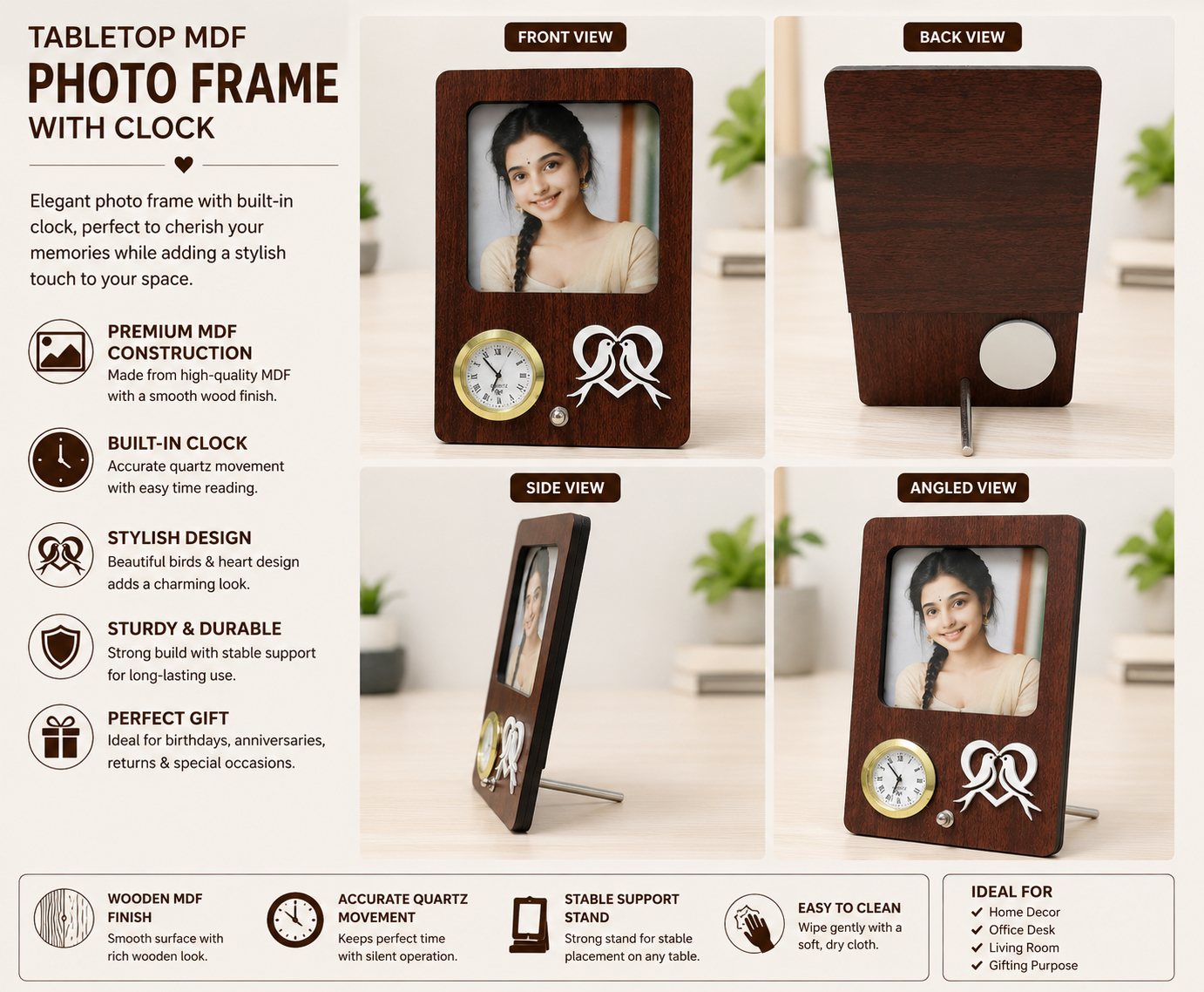 Clock Photo Frame - Image 5